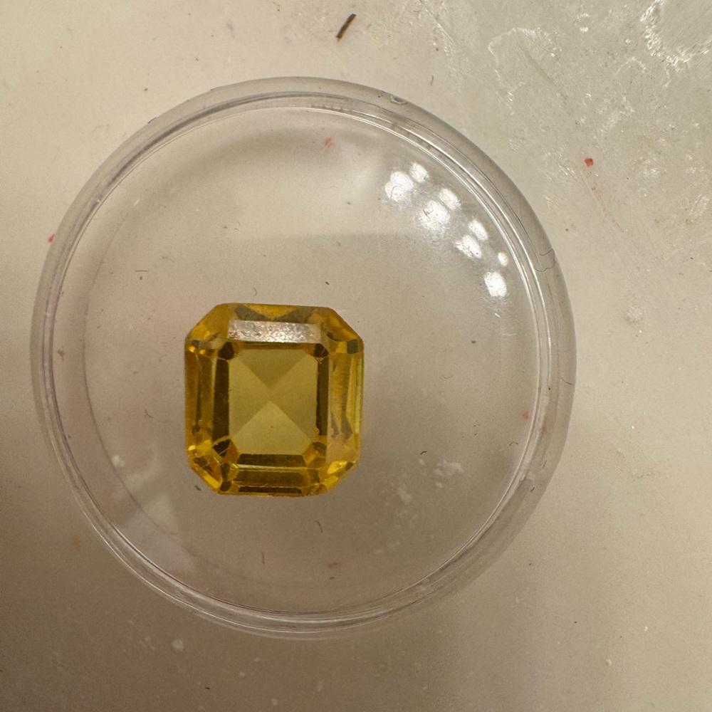 Rare 6.90CTW genuine custom cut tourmaline loose gemstone in gem jar - Picture 3 of 15